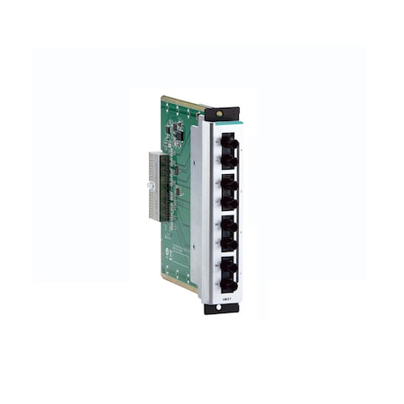 Moxa Fast Ethernet Interface Module W/ 4 100Basefx Multi-ModePorts, St CM-600-4MST